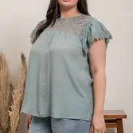 Round Neck Lace Top