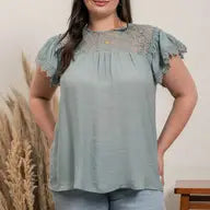 Round Neck Lace Top